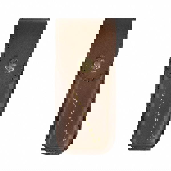 Sheath: 1 Pocket, Leather, Brown